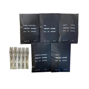 Henry Rose 5 Piece EDP Set Flora Fog Jakes Queen Torn 1.5ml each